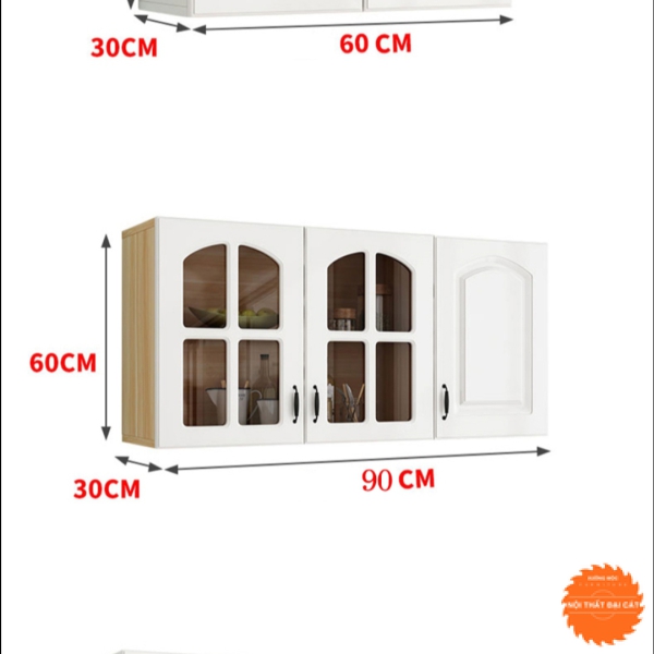 Tủ bếp âm tường nhiều kích thước TBN013