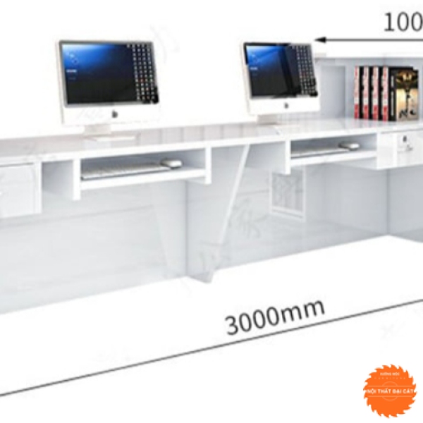 Quầy lễ tân thiết kế hiện đại QLT011