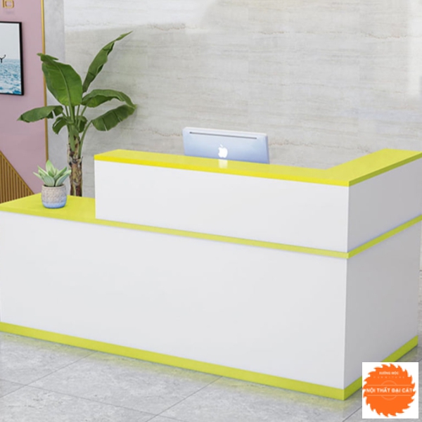 Quầy lễ tân bằng gỗ QLT012 