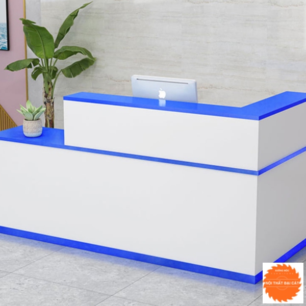 Quầy lễ tân bằng gỗ QLT012 