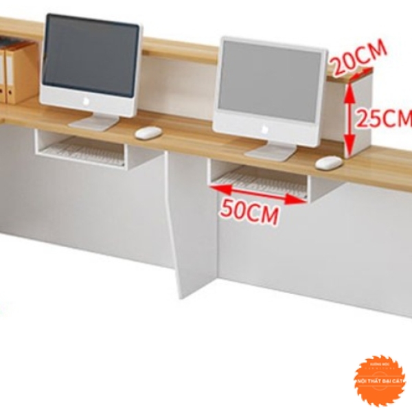 Quầy lễ tân phong cách hiện đại QLT013