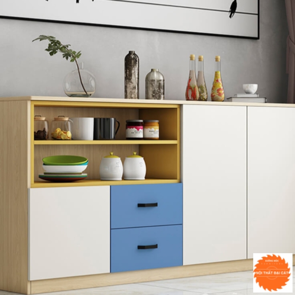 Tủ bếp gia đình hiện đại TBN021