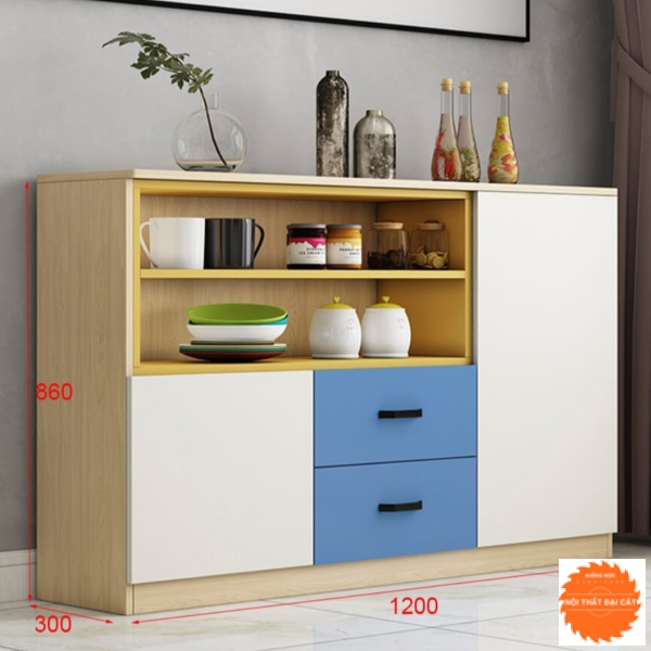 Tủ bếp gia đình hiện đại TBN021