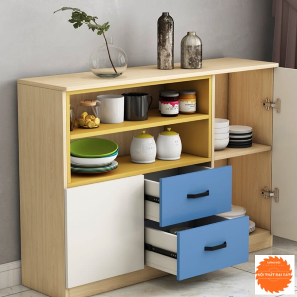 Tủ bếp gia đình hiện đại TBN021