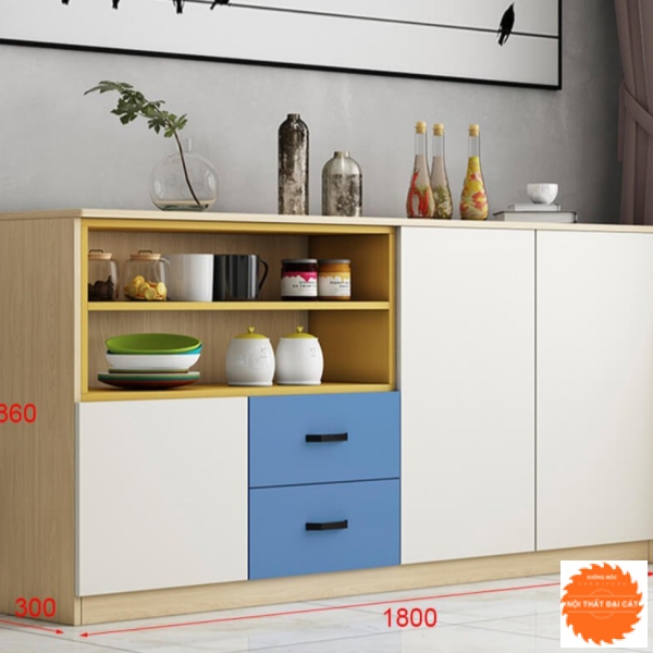 Tủ bếp gia đình hiện đại TBN021