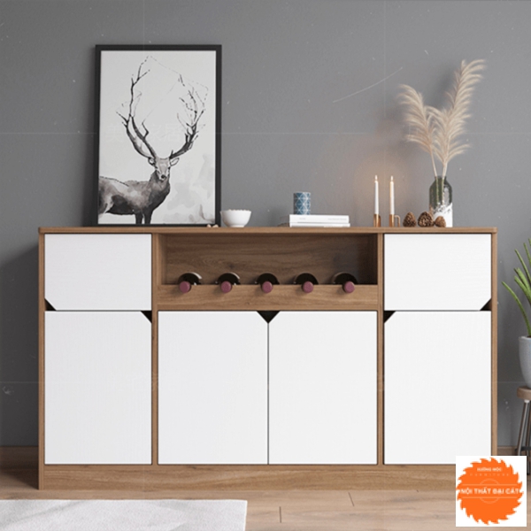 Tủ bếp gỗ MDF sang trọng TBN028