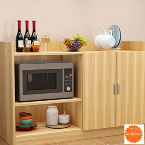 Tủ bếp gỗ công nghiệp tiện dụng TBN033