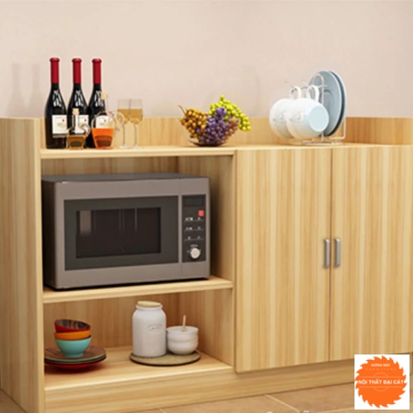 Tủ bếp gỗ công nghiệp tiện dụng TBN033