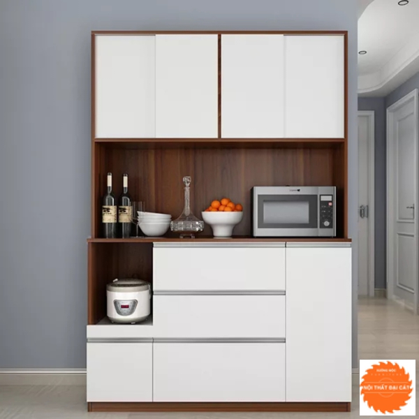 Tủ bếp gia đình gỗ tiện dụng TBN034