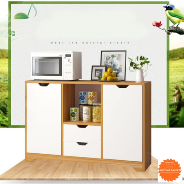 Tủ bếp tay khoét trắng hiện đại TBN035