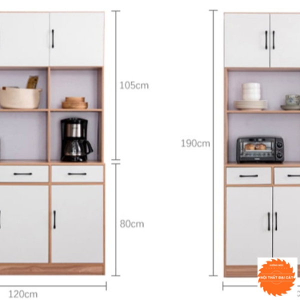 Tủ bếp đứng hiện đại TBN039