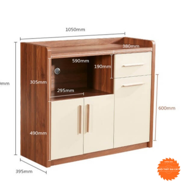 Tủ bếp gỗ MDF TBN042