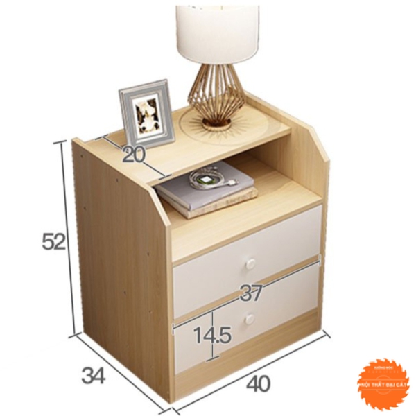 Tab đầu giường bằng gỗ nhỏ gọn T022