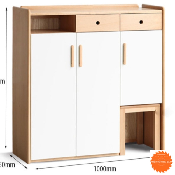 Tủ giày đẹp thiết kế đơn giản TG034