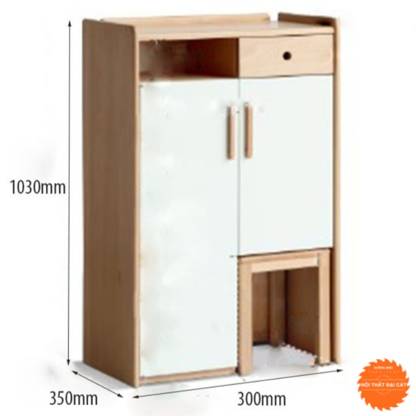 Tủ giày đẹp thiết kế đơn giản TG034