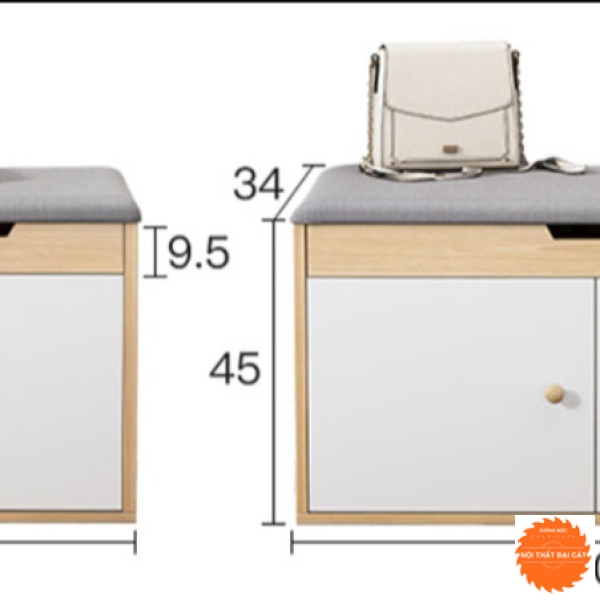 Tủ giày dép gỗ gia đình TG037