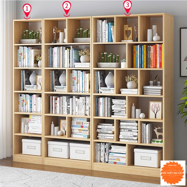 Kệ để sách gia đình bằng gỗ MDF KS040
