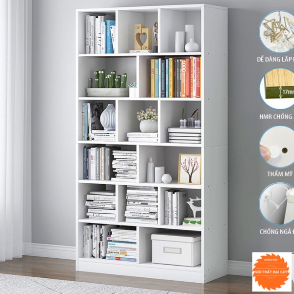 Kệ sách gia đình bằng gỗ công nghiệp KS039