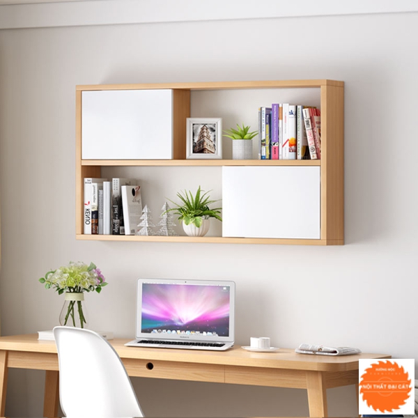 Kệ sách treo tường nhỏ gọn KS042