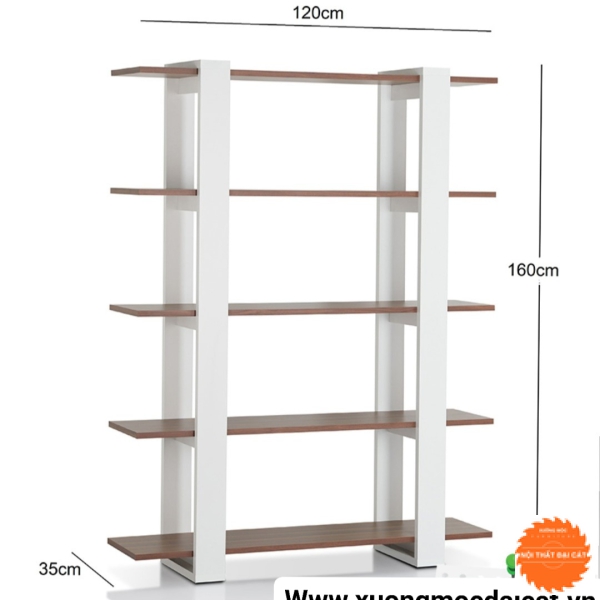 Kệ sách thiết kế 5 tầng KS052
