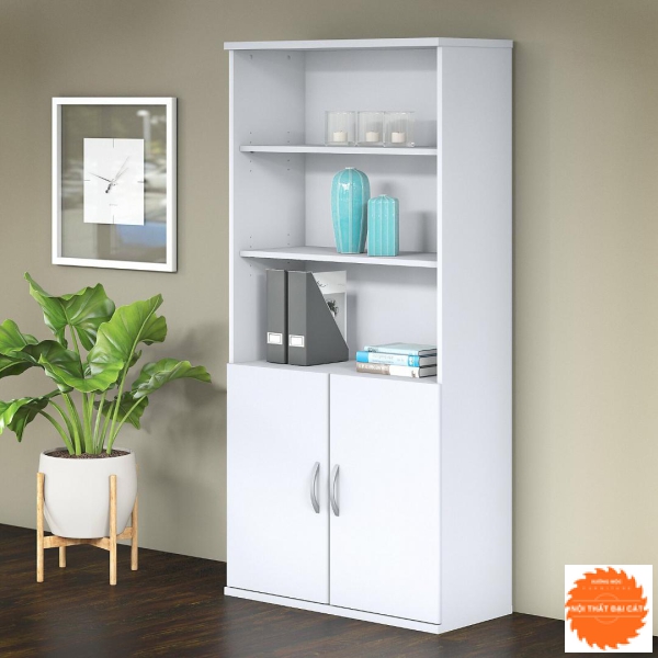 Tủ hồ sơ màu trắng đơn giản THS023