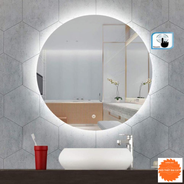 Gương soi đèn led tròn