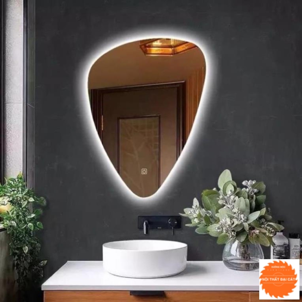 Gương đèn led thiết kế hiện đại 