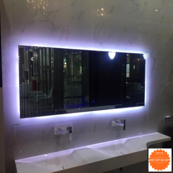 Gương đèn led hình chữ nhật lớn