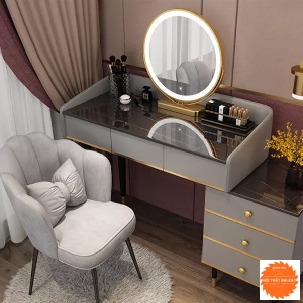 Gương đèn led để bàn trang điểm