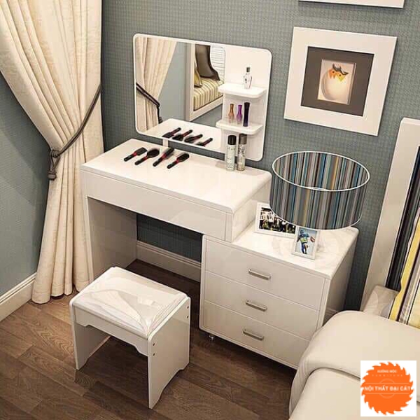 Bàn trang điểm kính chữ nhật BTĐ029