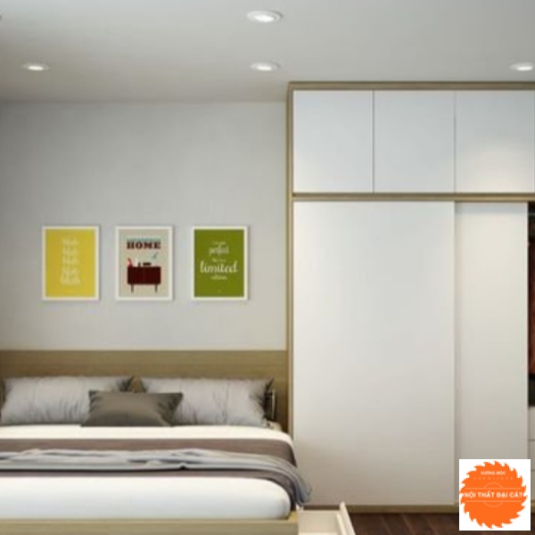 Tủ áo quần cửa lùa gỗ MDF đẹp TA056