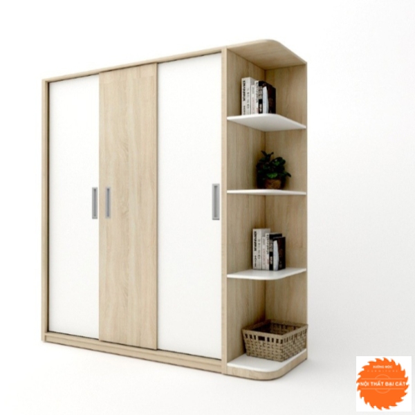 Tủ áo quần cửa lùa 3 cánh TA057