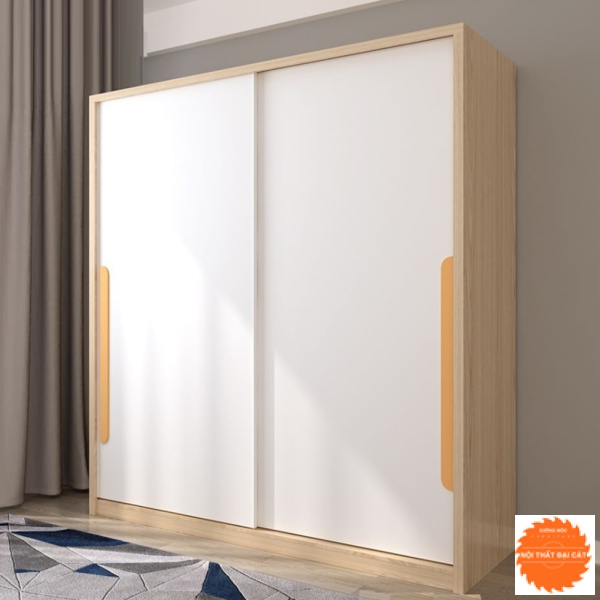 Tủ áo quần cửa lùa đơn giản đẹp TA061