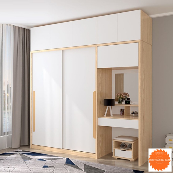 Tủ áo quần kết hợp bàn trang điểm TA062