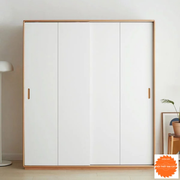Tủ áo quần cửa lùa thiết kế đẹp TA060