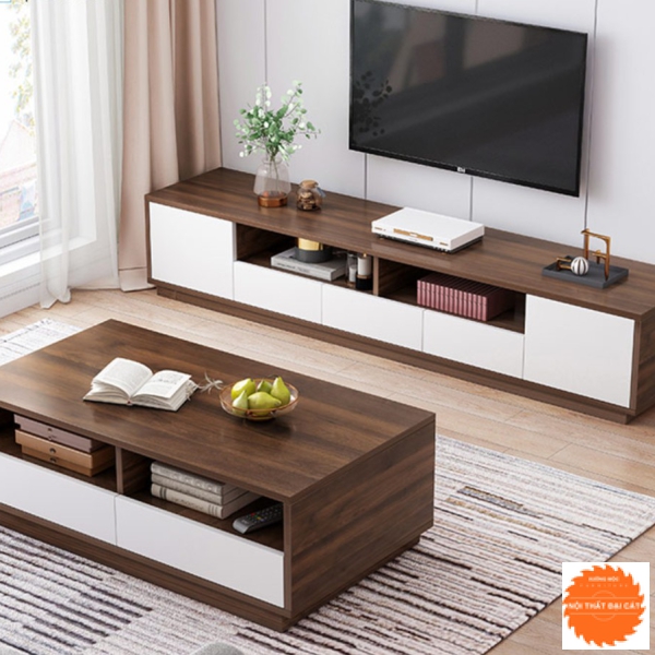 Kệ tivi bằng gỗ đẹp KTV146