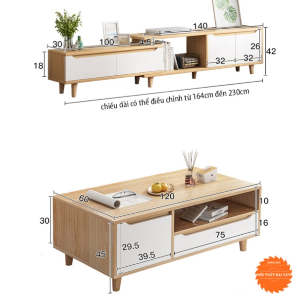 Kệ tivi hiện đại KTV148