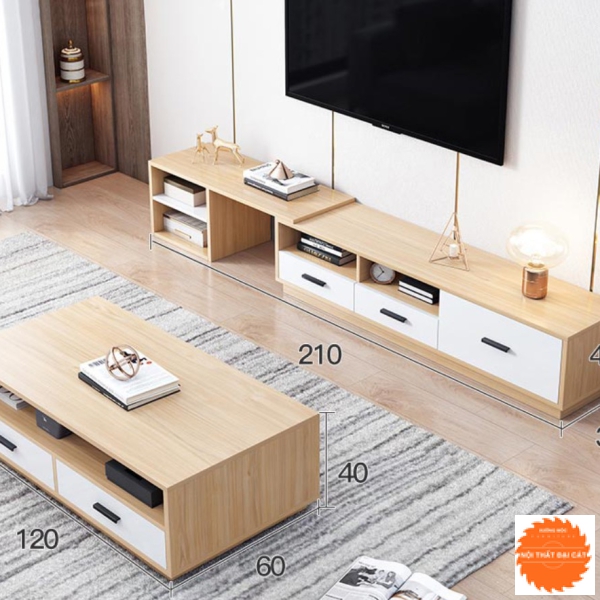 Kệ tivi bằng gỗ thiết kế đơn giản KTV149