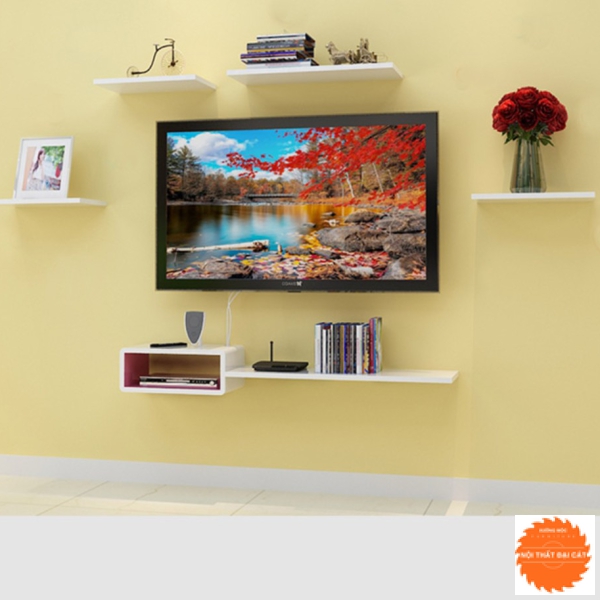 Kệ tivi trang trí thanh ngang KTV161