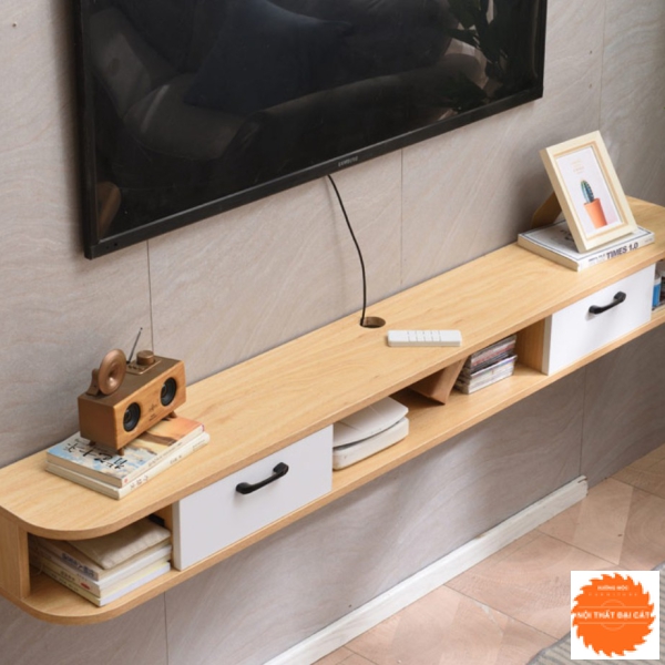 Kệ tivi thiết kế treo tường KTV166