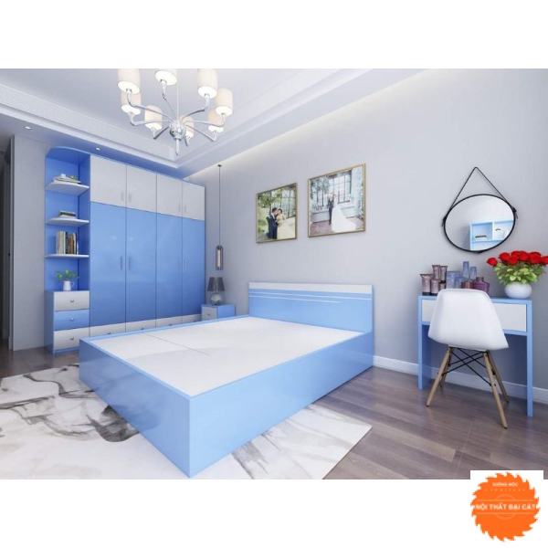 Giường ngủ màu sắc cho bé