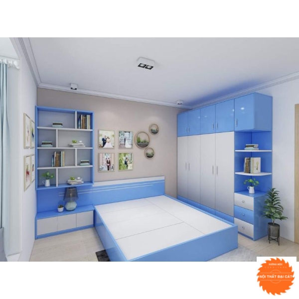 Giường ngủ màu sắc cho bé