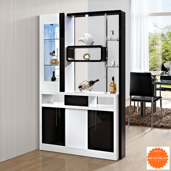 Tủ vách ngăn phòng khách đẹp VN004