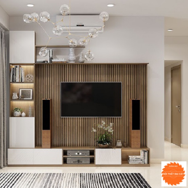 Vách ốp kệ tivi VO026