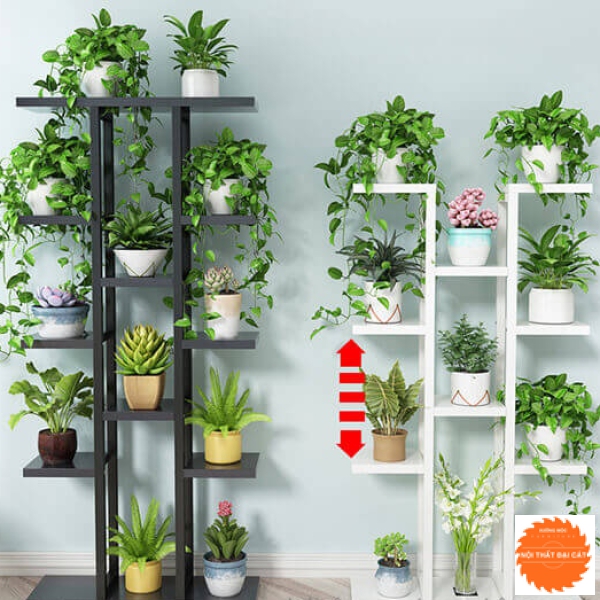 Kệ gỗ để chậu hoa trang trí TTBC018