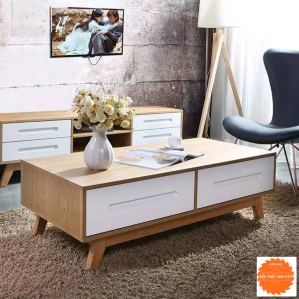 Bàn sofa - bàn trà tiếp khách gỗ BS034