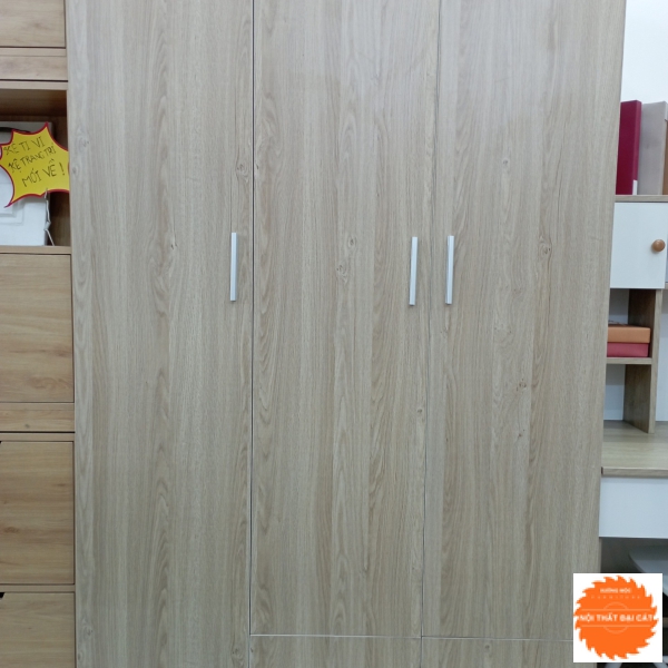 Tủ áo quần 3 cánh 2 hộc kéo TA088