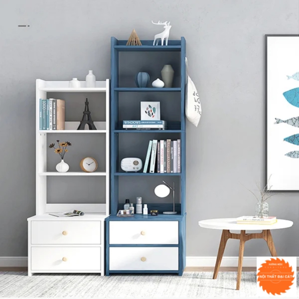 Kệ sách gỗ công nghiệp đẹp KS056