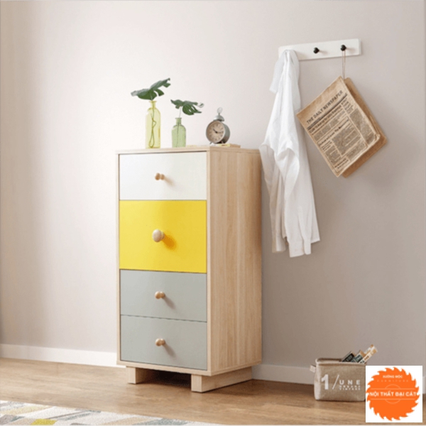 Tab - tủ để đồ 4 hộc kéo T040