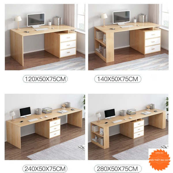 Bàn làm việc 3 hộc kéo BLV038